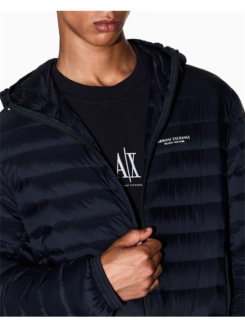 Piumino fullzip con cappuccio ARMANI EXCHANGE | XM001577AF16927/UB101